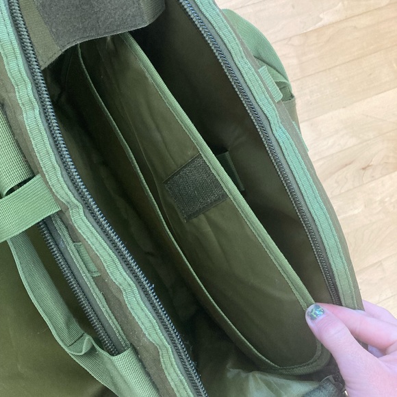 Military Green Tactical Laptop Bag - Picture 3 of 7